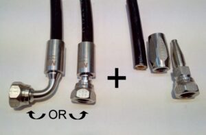 High pressure 1/4 hose with stainless steel fittings - high pressure 1 4 hose
