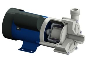 magnetic driven feed water pump for marine watermakers