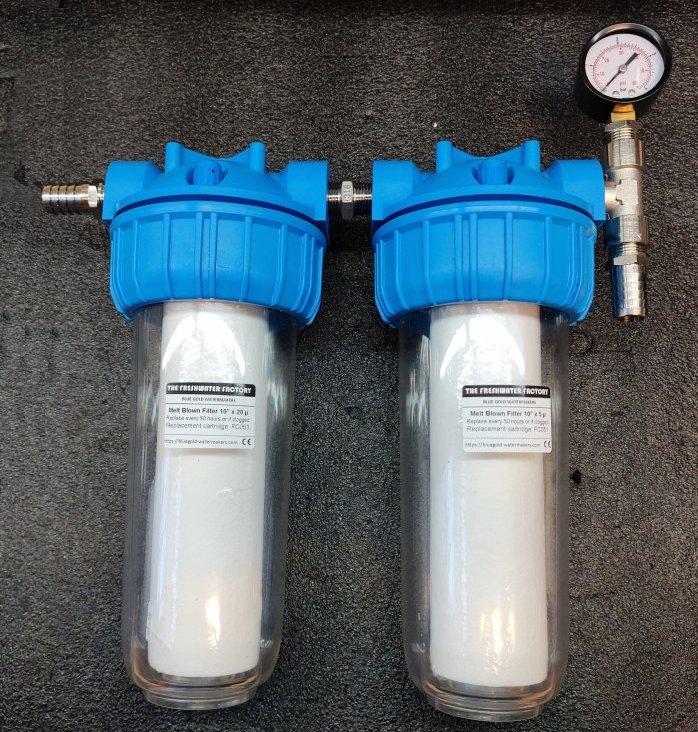 Double prefilter for watermaker blue gold 2 - Documentation