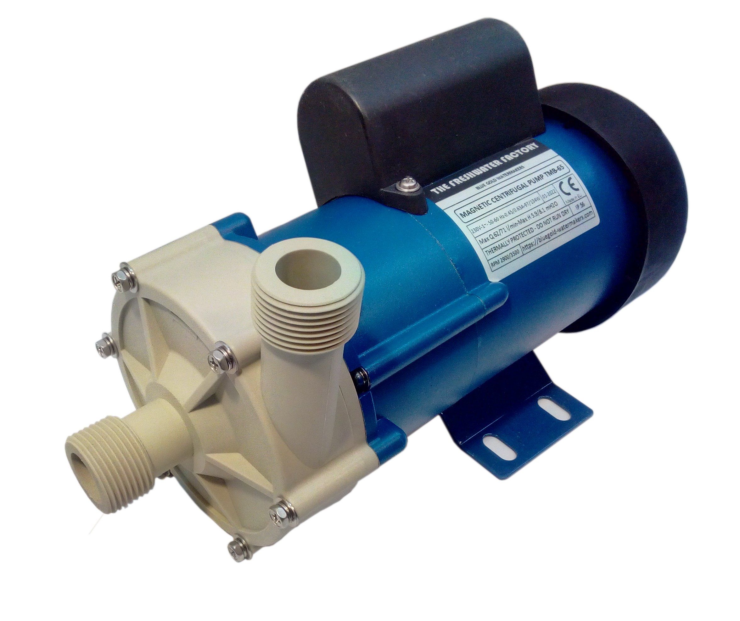 Magnetic Driven Feed Pump for Blue Gold Watermaker - Documentation
