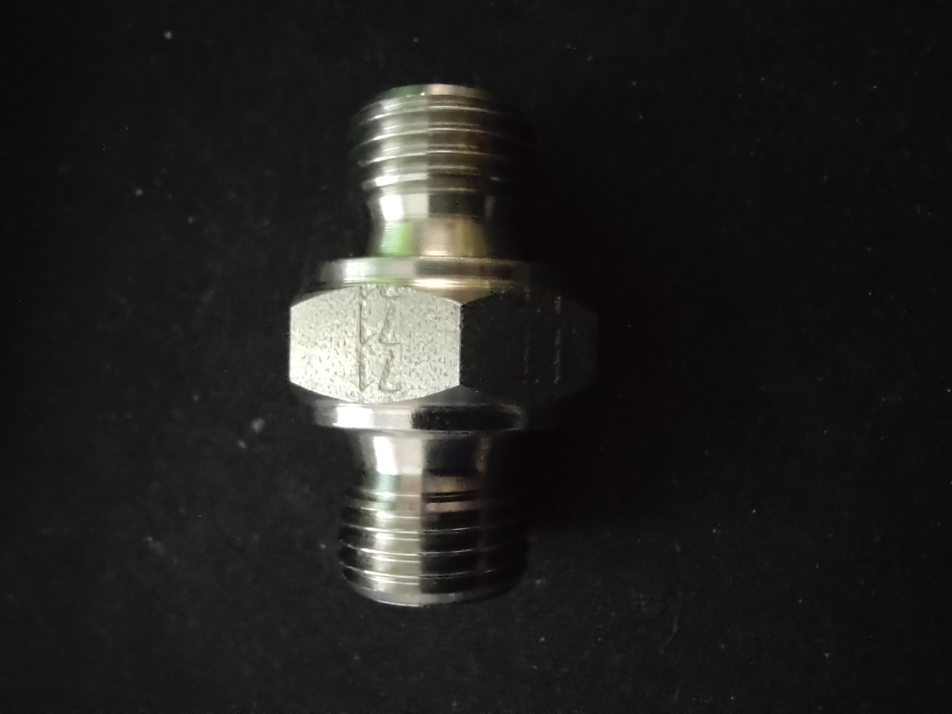 Male Straight Adapter 1/4" Thread BSP Parallel (60° Cone)