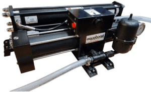 Aquaboost enhanced Clark pump energy recovery device for marine water makers