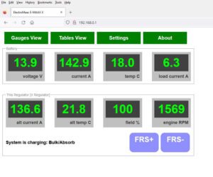 E-Maax Pro X Advanced Smart Regulator charging-status