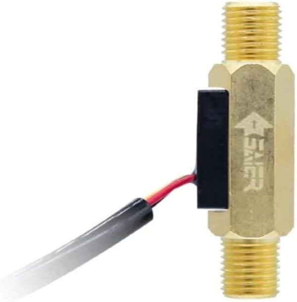 Flow Sensor Filter Brass Hall-Effect Flow Sensor - 1/4