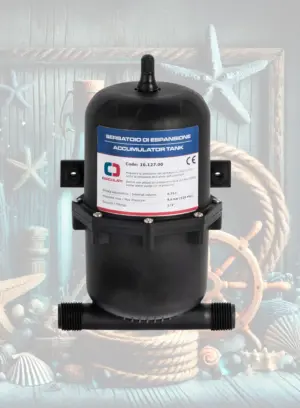 Osculati 0.75 litre accumulator tank for Clark pump watermakers