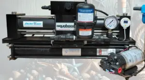 Energy recovery RO marine watermakers series AQUABOOST 30 l/h, 200 GPD, 12Volt (9 Amperes) 15 Watermaker Aquaboost - 0