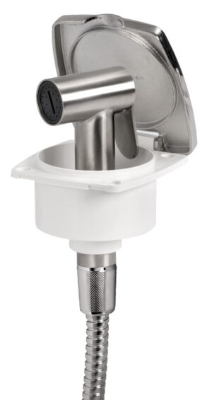 New Edge deck shower inox Tiger inox hose 2.5 m