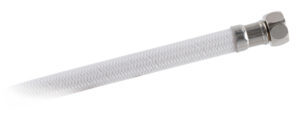 Boris shower white finish nylon hose 4 m