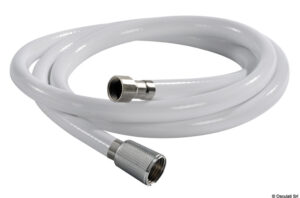 PVC shower hose white 2.5 m
