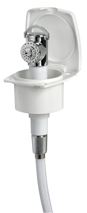 New Edge shower white PVC hose 2.5 m