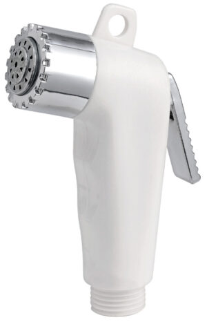 Alternative view of Boris shower white finish nylon hose 4 m