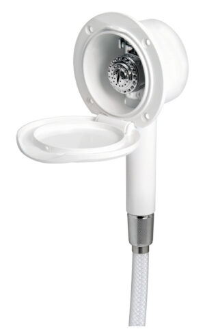 Classic Evo white deck shower PVC hose 2.5 mm Wall mounting 10 Classic Evo white deck shower PVC hose 2.5 mm Wall mounting - Image 5