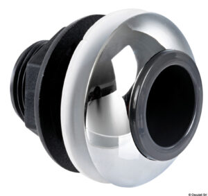 Push button shower white PVC hose 2.5 m