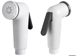 Spare push-button shower w. lever