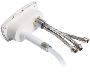 Alternative view of New Edge shower box chromed PVC hose 2.5 m Rear shower outlet