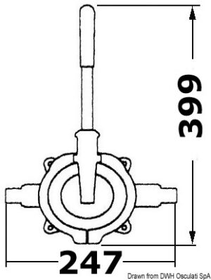 Alternative view of Whale Gusher Urchin bilge pump removable