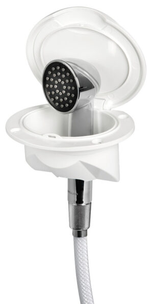 Nuvola deck shower w/Keji shower PVC hose 2.5m