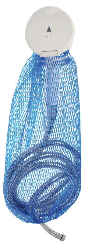 Shower hose housing bag to be screwed