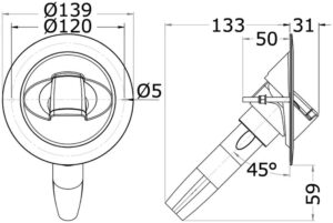 Saturn shower w/vertical SS mixer - Image 4