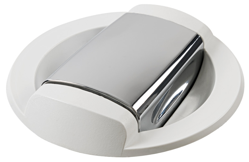 Saturn shower w/horizontal mixer white 1 Saturn shower w/horizontal mixer white