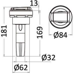 Saturn shower w/horizontal mixer chromed 11 Saturn shower w/horizontal mixer chromed - Image 5