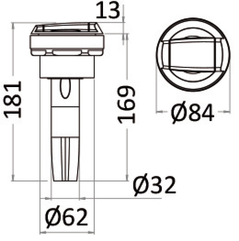 Saturn shower w/horizontal mixer chromed 5 Saturn shower w/horizontal mixer chromed - Image 5