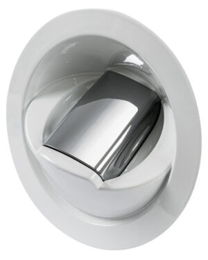 Saturn cold water shower vertical white base