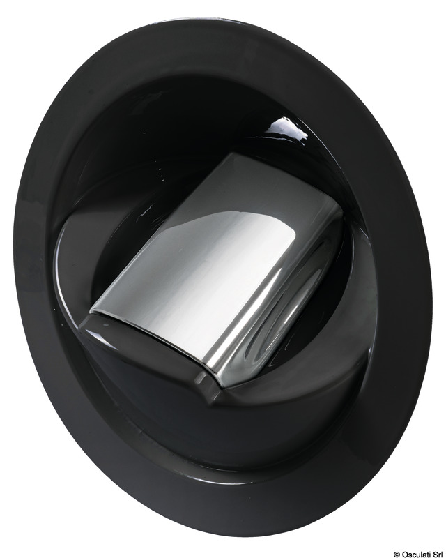 Saturn shower w/vertical mixer black 1 Saturn shower w/vertical mixer black