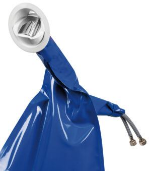 Alternative view of PVC bag for Saturn shower