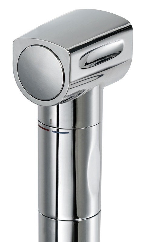 Saturn shower w/horizontal mixer black 2 Saturn shower w/horizontal mixer black - Image 2