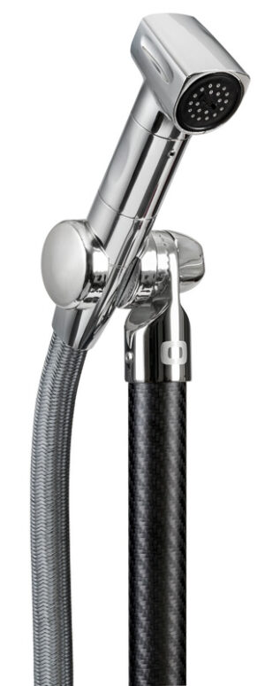 Telescopic carbon rod for shower Saturn