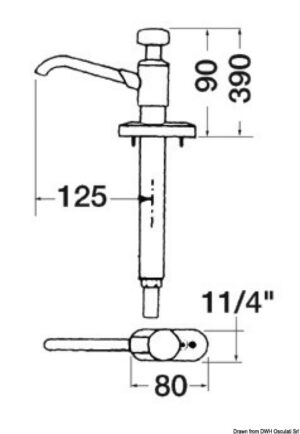 Alternative view of Whale MK6 hand pump