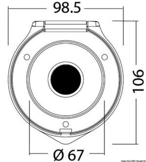 Alternative view of Classic Elegant shower enclosure+ door rear outlet