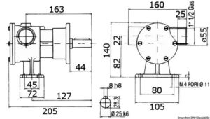 Alternative view of Nauco 40 pump 1" 1/2