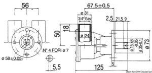 Alternative view of Nauco FPR043 flanged pump