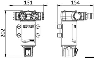 Alternative view of Electropump for gasoil transfer 12 V