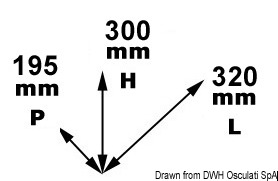 Alternative view of CEM fresh water pump w. 2l-SS tank 24 V 36 l/min