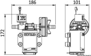 Alternative view of Marco electr.oper. autom. fresh w.pump 2.5bar15l/m