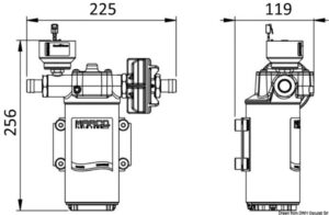 Alternative view of Marco electr. autom. fresh w.pump 3.5 bar 46l/m