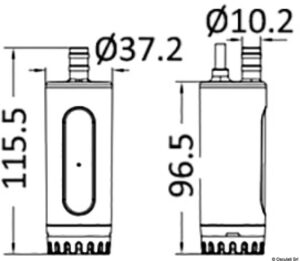 Alternative view of Caravan centrifugal submersible pump