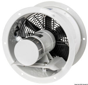 Helicoidal blower 24 V 0.37 kW 2000rpm FRR