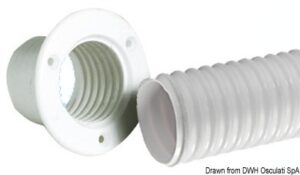 Flexible PVC hose grey roll 10 m