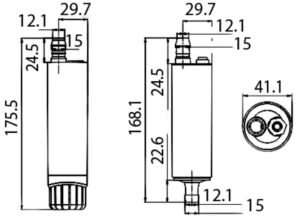 Submersible centrifugal pump 12V - 18l/min - Image 3