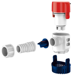 Alternative view of Europump Next Generation automatic bilge pump 1100 12V
