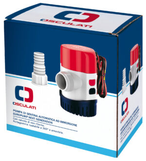 Alternative view of Europump Next Gen automatic bilge pump G1500 12V