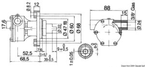 Alternative view of Nauco FPR236 pump 3/8" outlets