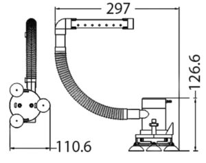 Aerator pump for livewell 22 l/min - Image 3