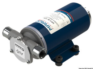Alternative view of Marco self-priming bilge pump 12 V 35 l/m