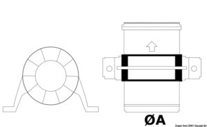 Alternative view of Attwood Turbo blower 3.3 m³ 12 V