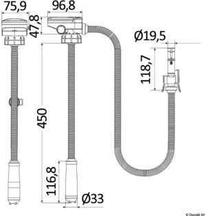 Alternative view of Battery powered liquid transfer pump